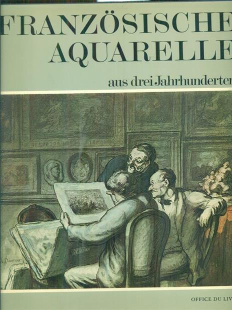 Franzosische aquarelle - Philippe Huisman - copertina