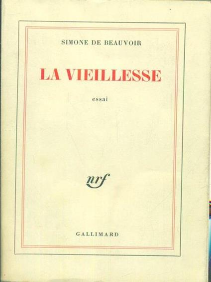 La vieillesse - Simone de Beauvoir - copertina