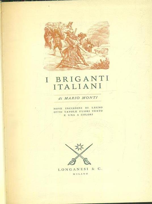 I briganti italiani - Mario Monti - copertina