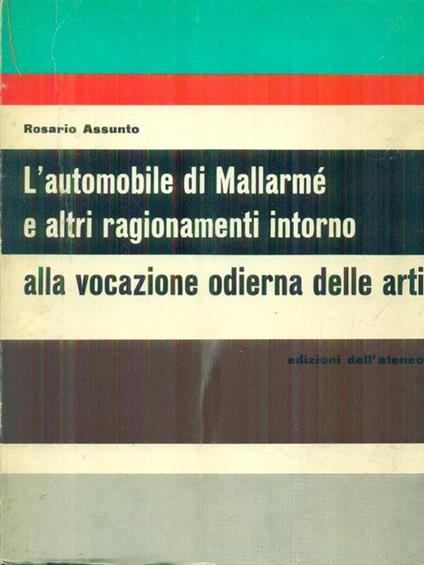 L' automobile di Mallarme'  - Assunta Ruberto - copertina