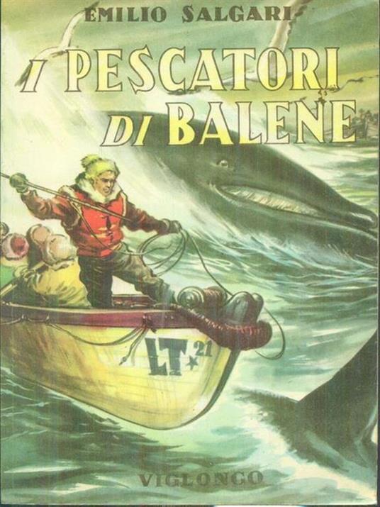 I pescatori di balene - Emilio Salgari - copertina