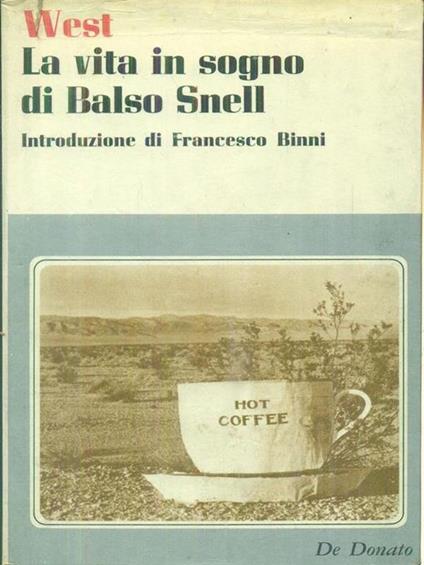 La vita in sogno di Balso Snell - Nathanael West - copertina