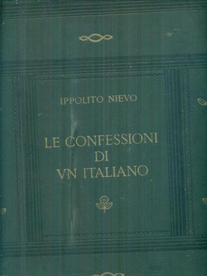 Le confessioni di un italiano - Ippolito Nievo - copertina