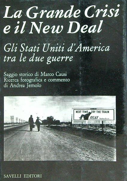 La grande crisi e il New Deal - Marco Causi - copertina