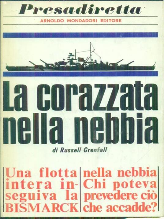 La corazzata nella nebbia - Russell Grenfell - copertina