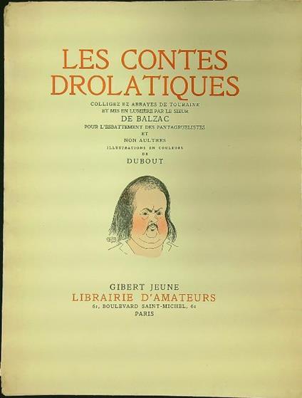 Les contes drolatiques - Honoré de Balzac - copertina