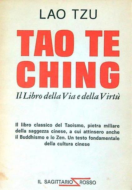 Tao Te Ching - Lao Tzu - copertina