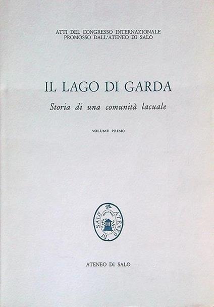 Il lago di Garda 2 voll. - copertina