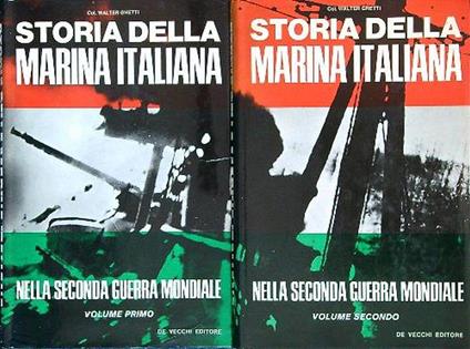 Storia della marina italiana 2 voll. - Walter Ghetti - copertina