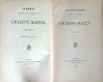 Scritti politici editi ed inediti di Giuseppe Mazzini 4 voll. in unico tomo