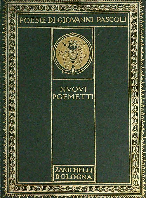 Nuovi poemetti - Giovanni Pascoli - copertina