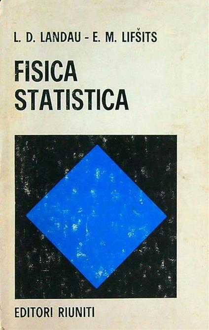 Fisica statistica - L.D. Landau - copertina