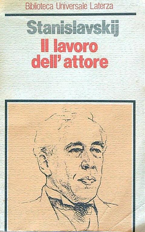 lavoro dell'attore - Konstantin S. Stanislavskij - copertina