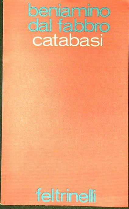 Catabasi - Beniamino Dal Fabbro - copertina