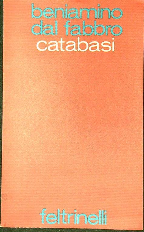 Catabasi - Beniamino Dal Fabbro - copertina