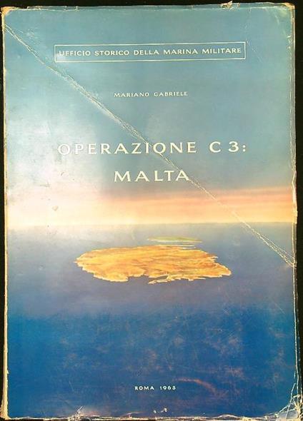 Operazione C 3: Malta - Mariano Gabriele - copertina