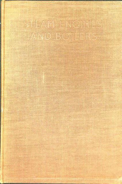 Steam engines and boilers - E. Molloy - copertina