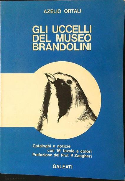 uccelli del museo Brandolini - Azelio Ortali - copertina
