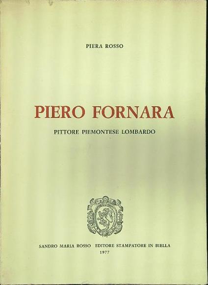 Piero Fornara - Piera Rosso - copertina