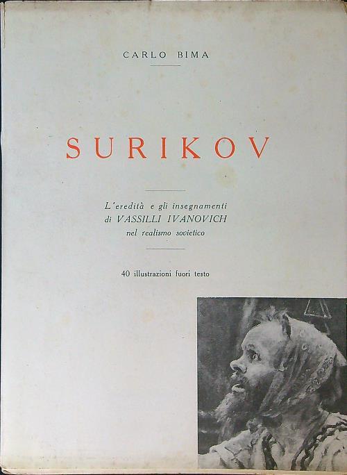 Surikov - Carlo Bima - copertina