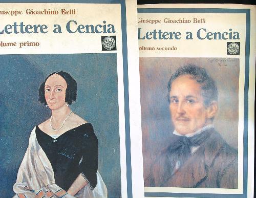 Lettere a Cencia 2 vv - Giuseppe Gioachino Belli - copertina