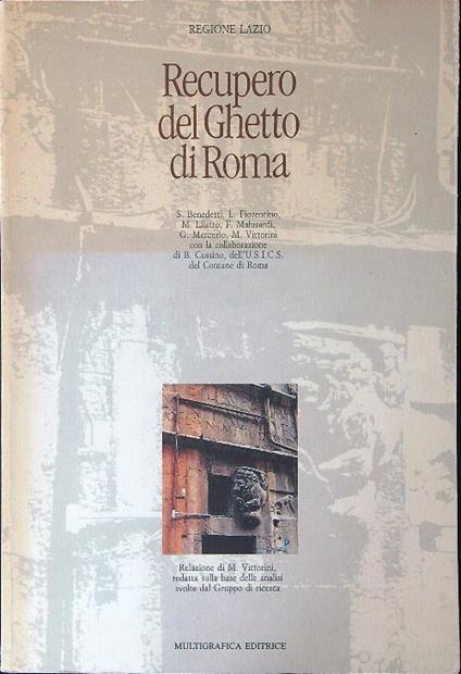 Recupero del ghetto di Roma - copertina