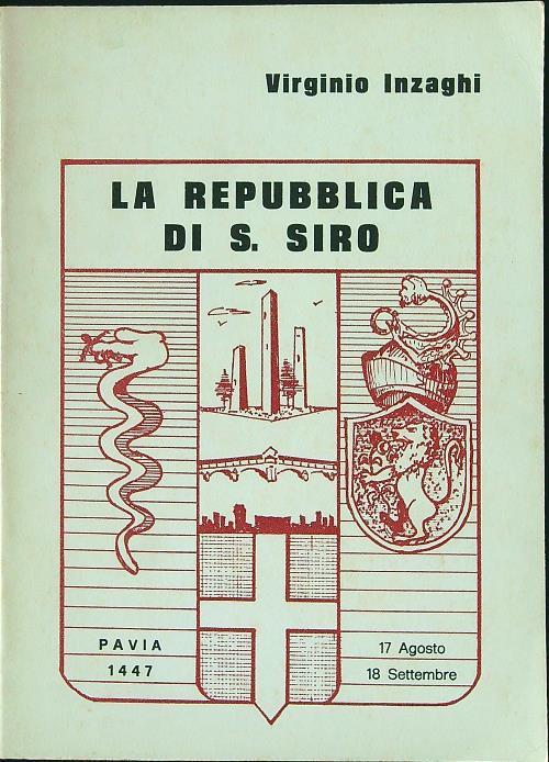 La Repubblica di S. Siro - Virginio Inzaghi - copertina