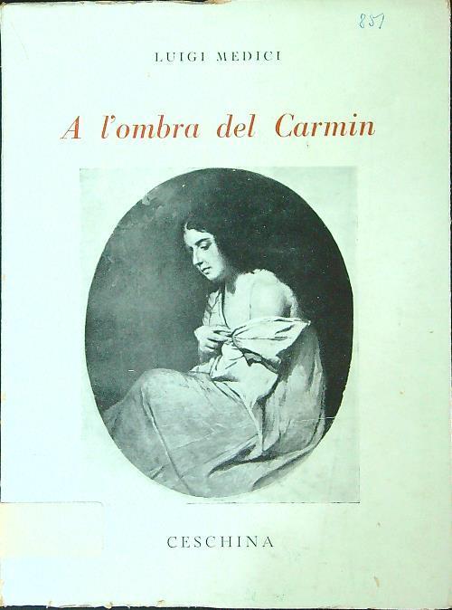 A l'ombra del Carmin - Luigi Medici - copertina