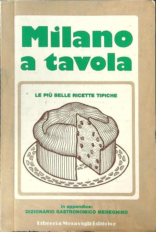 Milano a tavola - copertina