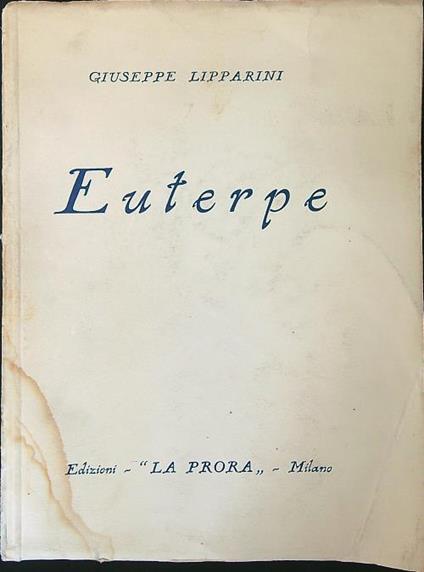 Euterpe - Giuseppe Lipparini - copertina
