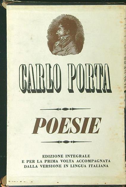 Poesie - Carlo Porta - copertina