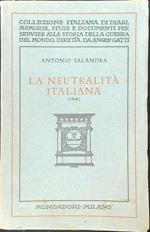 La neutralità italiana 1914