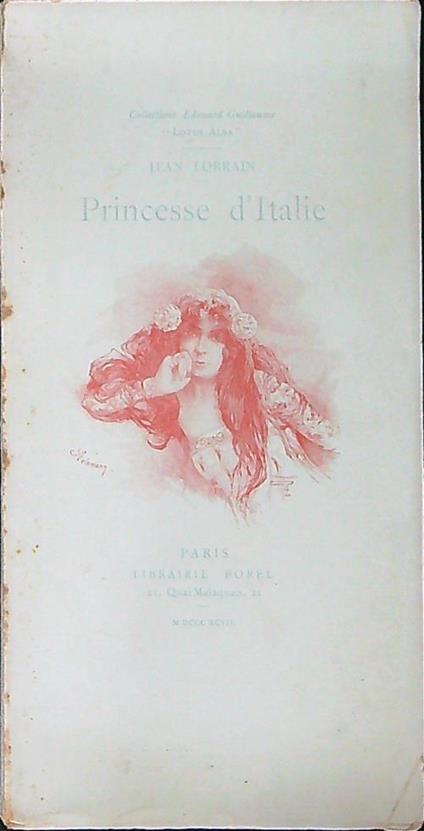 Princesse d'Italie - Jean Lorrain - copertina
