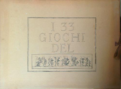 I 33 giochi del Mitelli - copertina