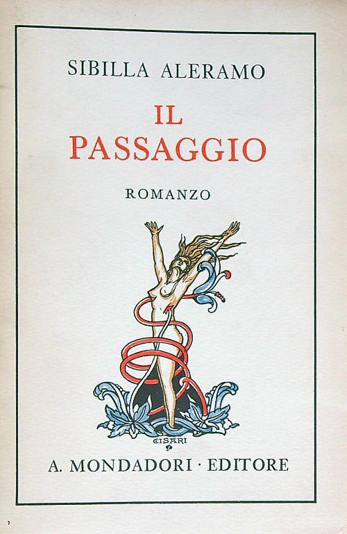 Il passaggio - Sibilla Aleramo - copertina