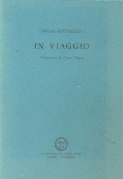 In viaggio - Emilio Bortoluzzi - copertina