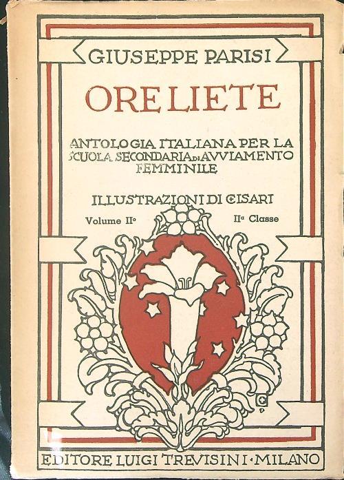 Ore liete II - Giuseppe Parisi - copertina