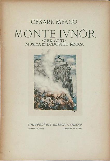 Monte Ivnor - Cesare Meano - copertina