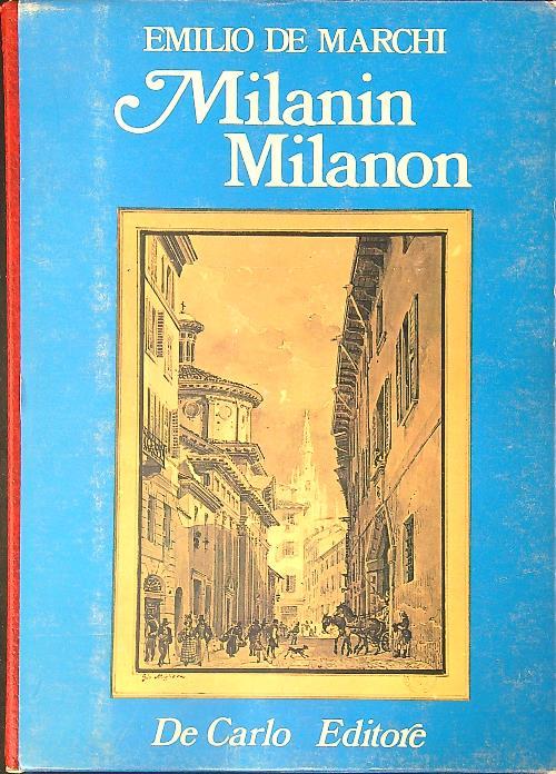 Milanin Milanon - Emilio De Marchi - copertina