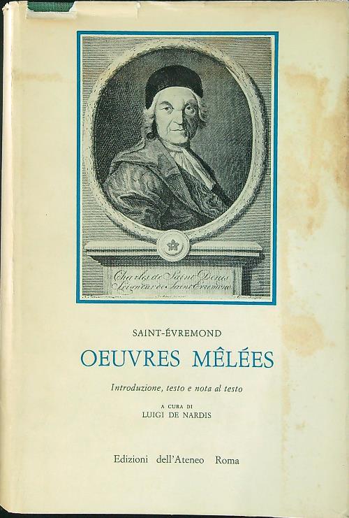 Ouvres melees - copertina