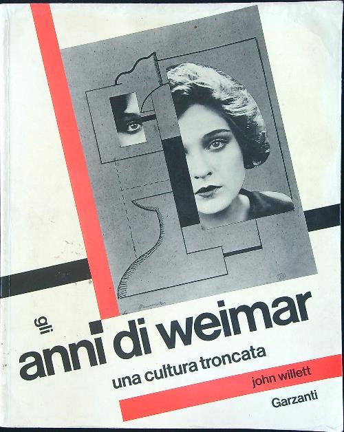 Gli anni di Weimar - John Willett - copertina