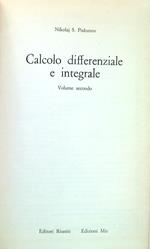 Calcolo differenziale e integrale. Volume 2