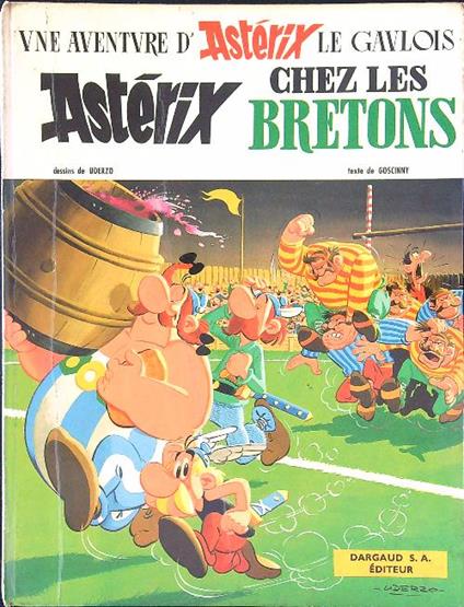 Asterix chez les Bretons - Albert Uderzo - copertina