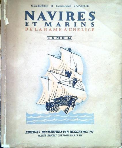 Navires er marines de la rame a l'helice - Tome II - copertina