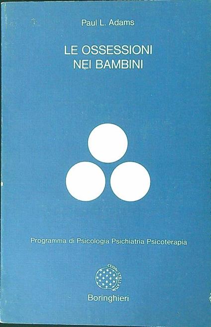 Le ossessioni nei bambini - copertina