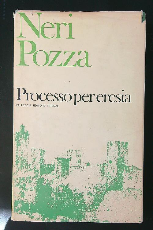 Processo per eresia - Neri Pozza - copertina