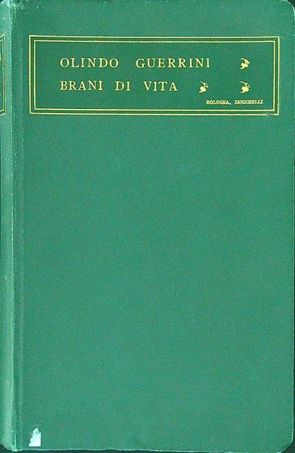 Brani di vita - Olindo Guerrini - copertina