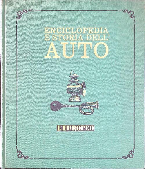 Enciclopedia e storia dell'auto - copertina