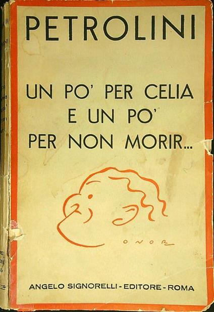 Un pò per Celia e un pò per non morir - Ettore Petrolini - copertina