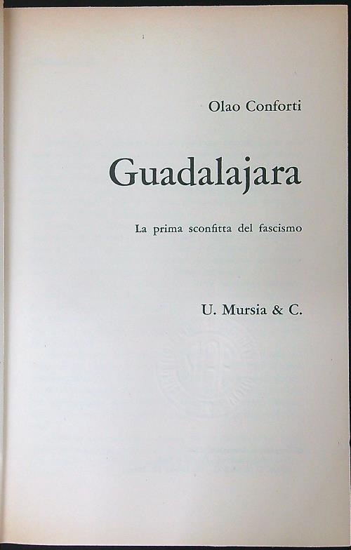 Guadalajara - Olao Conforti - copertina